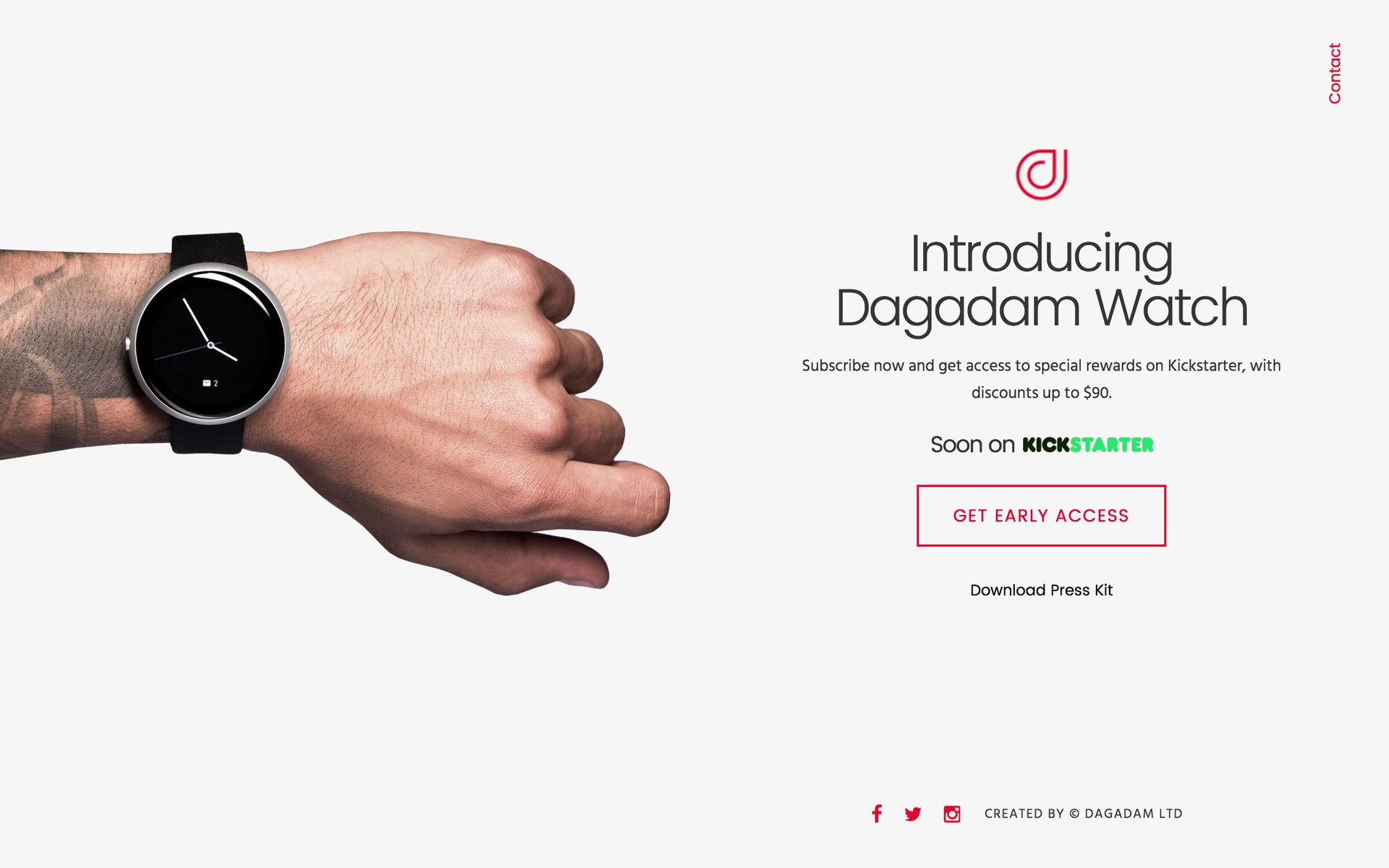 Dagadam watch outlet